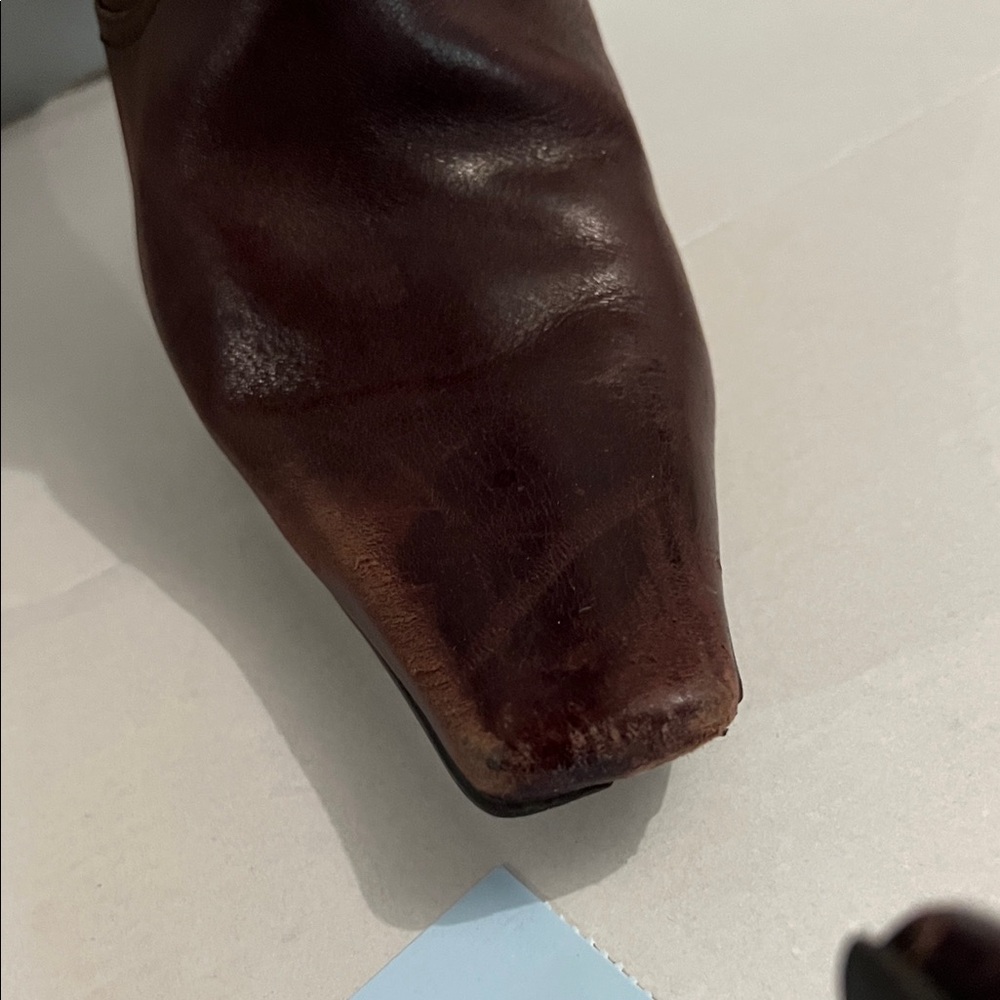 Aldo Women's Dark Brown Heeled Boots - Picture 3 of 7